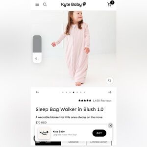 Kyte baby sleep bag walker 1.0